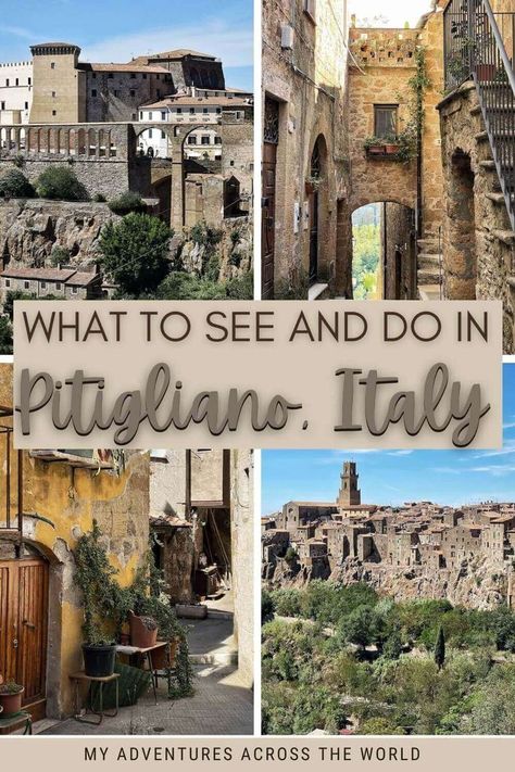 Pitigliano is a lovely small town in thhe Maremma region of southern Tuscany. Read this post to discover the best things to do in Pitigliano Italy | best places to visit in Tuscany via @clautavani Tuscany Travel, Oceania Travel, Central America Travel, Europe Tours, Beaux Villages, South America Travel, Italy Vacation, Tuscany Italy, North America Travel