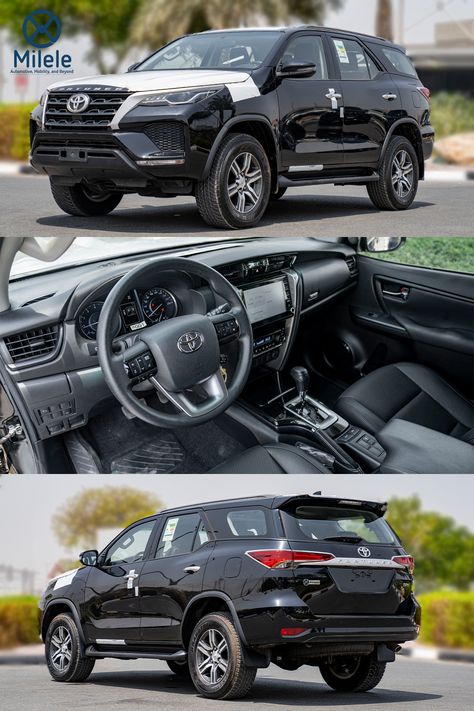 (LHD) TOYOTA FORTUNER 2.7P AT 4X4 MY2022 – BLACK Toyota Fortuner Black, Toyota Fortuner Legender, Fortuner Legender, Fortuner Toyota, Toyota Fortuner, Toyota Innova, Mask Art, New Suv, Bugatti Cars