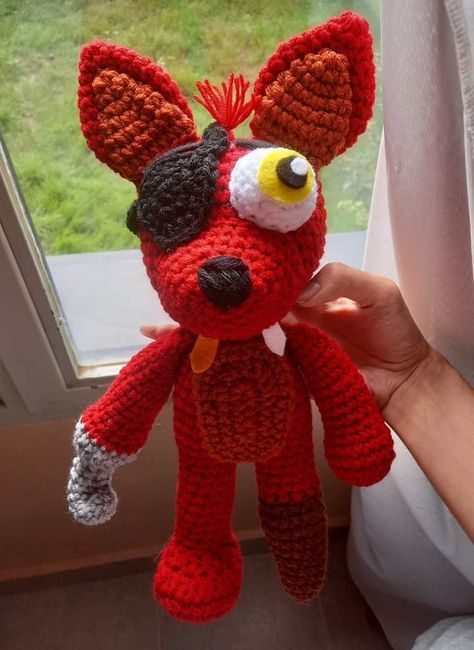 #Inspo Crochet Fnaf, Fnaf Crochet, Foxy Fnaf, Fnaf Baby, Craft Things, Crochet Inspo, Diy Crochet Projects, Knitting Ideas, Diy Crochet