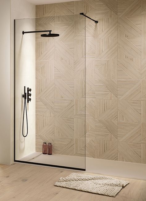 Modern Bathroom Tiles, Contemporary Bathroom Tiles, Half Bathroom Design, Contemporary Bathroom Design, Coastal Bathroom Design, Wood Tile Bathroom, Ceramic Tile Bathrooms, Small Bathroom Interior, Modern Bathroom Tile