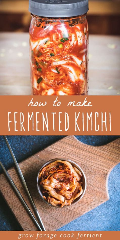 Make Kimchi, Homemade Kimchi, Korean Chili Flakes, The Prairie Homestead, Prairie Homestead, Fermented Kimchi, Fermented Pickles, Korean Side Dishes, Kimchi Recipe