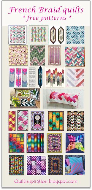 Quilt Inspiration: Free pattern day ! French Braid Quilts Jelly Roll Braid Quilt Free Pattern, Friendship Braid Quilt, Braid Quilts Ideas, Braided Quilt Pattern, French Braid Quilts Ideas, Friendship Braid Quilt Pattern, French Braid Quilt Pattern Free Tutorial, French Braid Quilts, Free Scrap Quilt Patterns