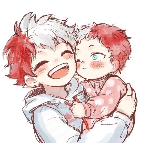 Anime Siblings, Anime Villians, My Hero Academia Shouto, Comic Art Girls, Anime Baby, My Hero Academia Episodes, Hero Academia Characters, Cute Chibi, My Hero Academia Manga