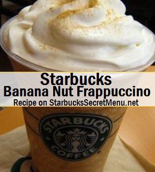 banana nut frappuccino Starbucks Secret Drinks, Frappuccino Starbucks Secret Menu, Starbucks Banana, Starbucks Malaysia, Frappuccino Starbucks, Muffin Flavors, Diy Starbucks, Frappuccino Recipe, Secret Menu Items