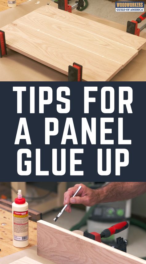 How To Glue Wood Boards Together, Woodworking Tutorials, Woodworking Project Plans, Diy Techniques, Learn Woodworking, Woodworking Guide, Wood Panels, Woodworking Jigs, Woodworking Project