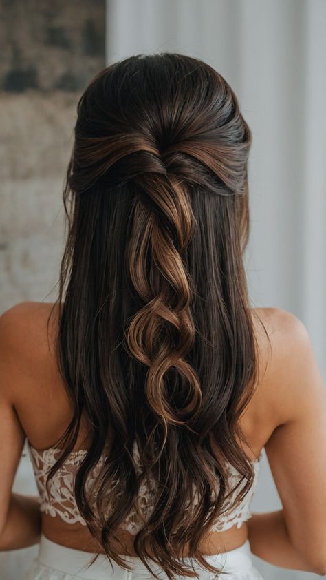 Discover a variety of stunning homecoming hairstyles for all hair lengths and types - medium long short easy shoulder length curly straight and more Learn how to create elegant updos simple half-up styles and gorgeous hairdos for your special occasion Whether you have black hair curly locks or straight tresses find the perfect homecoming look with these trendy and stylish ideas Semi Formal Dance Hairstyles, Homecoming Hairstyles For Medium Length, Hoco Hairstyles, Dance Hairstyles, Fresh Hair, Half Up Half Down Hair, Elegant Updo, Homecoming Hairstyles, Medium Long