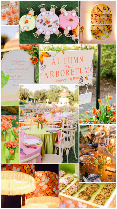 Experience the magic of a vibrant outdoor dinner party and dancing event, beautifully planned with stunning butterfly details that add an enchanting touch to the celebration. From bright, bold décor to whimsical butterfly accents, this collage captures the essence of a truly unforgettable evening. #OutdoorParty #DinnerAndDancing #ButterflyDetails #EventPlanning #PartyInspiration #SocialLlamaEvents #DallasParty #ButterflyEvent #DallasEvents Outdoor Dinner Party, Butterfly Details, Whimsical Butterfly, Friendsgiving Dinner, Outdoor Dinner Parties, Dancing Party, Yard Sculptures, Bold Decor, Outdoor Dinner