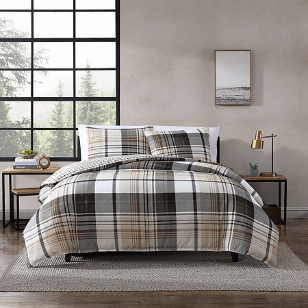 # Pieces In Set: 3Included: 1 Duvet Cover(s), 2 Standard Sham(s)Bedding Closure Type: ButtonWarmth Factor: MidweightBed Size: Full-QueenMeasurements: 88 Length/Inches, 88 Width/InchesBedding Measurements: 88 Length/Inches, 88 Width/InchesBedding Fiber Content: 100% PolyesterSham Fiber Content: 100% PolyesterCare: Machine Wash, Tumble DryDecor Styles: CasualCertifications And Listings: Oeko-Tex Standard 100Material: MicrosuedeBedding Sets Type: Duvet Cover SetsSham Care: Machine WashBedding Care: Plaid Comforter, Casual Home Decor, Linen Comforter, Cotton Comforter Set, Blue Comforter Sets, White Comforter, Comforter Bedding Sets, Twin Comforter, King Comforter Sets