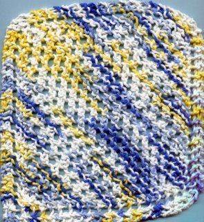 Dishcloth Pattern Corner and Some Scrubbies Too: Diagonal Dishcloth of Summer Knitted Dishcloth Patterns Free, Crochet Pot Holders Free Pattern, Knit Dishcloth Pattern, Knitted Washcloth Patterns, Dishcloth Patterns Free, Knitted Projects, Knitted Blanket Squares, Crochet Edges, Crochet Valentine