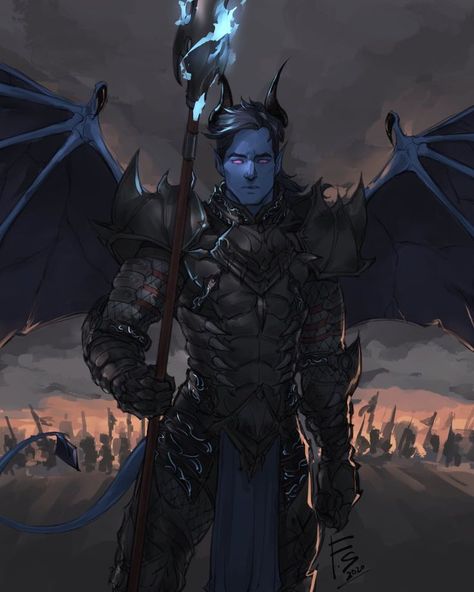 Tiefling With Wings, Tiefling Wings, Tiefling Paladin, Dungeons And Dragons Characters, Fantasy Character Design, Dungeons And Dragons, Victorious, Location History, Poster Art