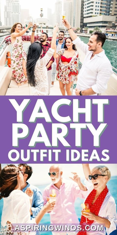 Yaught Party Outfit, Yacht Rock Outfits Women, Yacht Style Fashion, Yatch Party Outfits For Women, Yaught Club Outfit, What To Wear On A Yacht Outfit, Birthday Boat Party Outfits, Yatch Outfit Woman, Yacht Rock Outfit