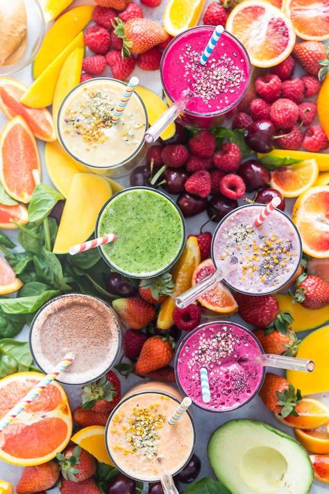 Smoothie Combos, Fresh Smoothies, Smoothies For Kids, Smoothie Prep, Morning Smoothie, Food Projects, Health Smoothies, Health Breakfast, Healthy Smoothie