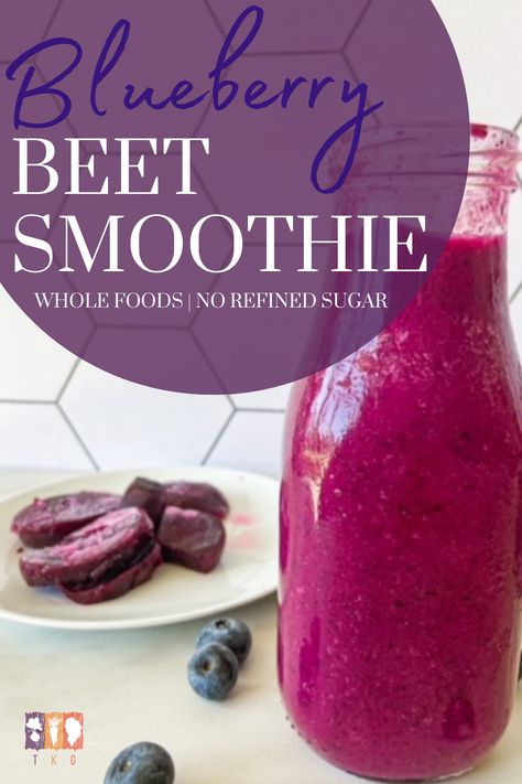 Make a healthy and delicious blueberry beet smoothie at home with this easy recipe using frozen beets, pineapple, and blueberries! This is a great way to get in those vegetables in a fun and delicious way! Freezing Beets, Beets Smoothie Recipes, Smoothie At Home, Rosemary Roasted Potatoes, Growing Spinach, Refreshing Breakfast, Beet Smoothie, Fresh Recipes, Smoothie Makers