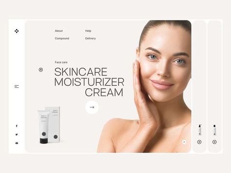 #design #ui #ux #uiux #interface #userinterface #cosmetology #website #ecommerce #concept Beauty Clinic Website Design, Cosmetics Website Design, Website Hero Section, Cosmetic Web, Hero Section, Ux Inspiration, Cosmetic Creative, Cosmetic Clinic, Beauty Vitamins