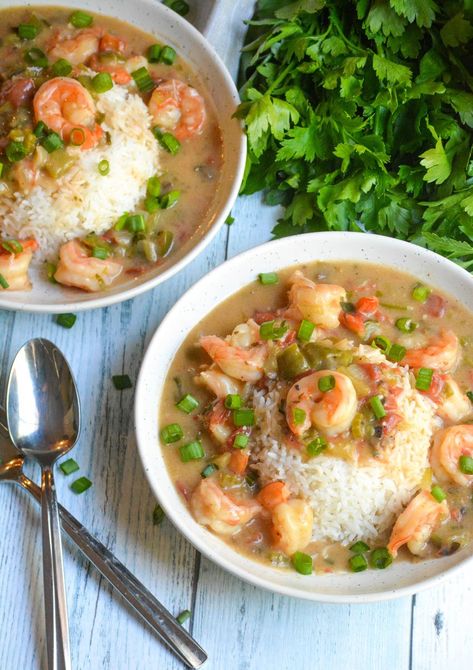 Easy Shrimp Etouffee - 4 Sons 'R' Us Easy Etouffee Recipe, Etouffee Recipe Easy, Stew Over Rice, Etouffee Recipe, Shrimp Stew, Shrimp Etouffee, Golden Mushroom Soup, Shrimp Soup, Cajun Food