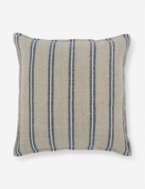 Maite Blue and White Oversized Throw Pillow Lake House Bedding, Julia Havens, Honeymoon House, Dream Beach House, Mission Beach, Lulu And Georgia, Modern Throw Pillows, Feather Pillows, Accent Throw Pillows