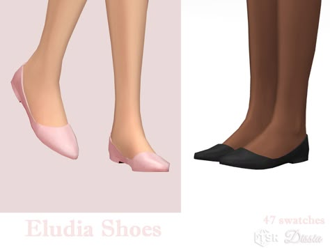 The Sims Resource - Eludia Shoes Sims 4 Cc Victorian Shoes, Sims 4 Vintage Shoes, Sims 4 Cc Medieval Shoes, Sims 4 Flats Cc, Sims 4 Medieval Shoes, Sims 4 Flats, Maxis Match Shoes, Sims4 Shoes, Sims Shoes