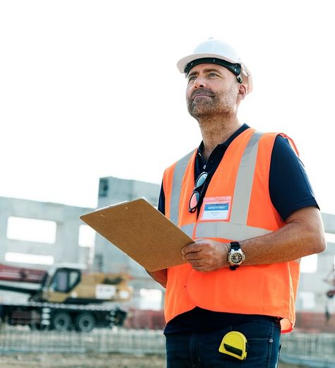 Site engineer construction site | Premium Photo - rawpixel Construction Photo Shoot, Engineer Photography, Site Engineer, Photo Branding, Construction Photography, Architecture Blueprints, Civil Engineering Construction, Building Contractors, Construction Business