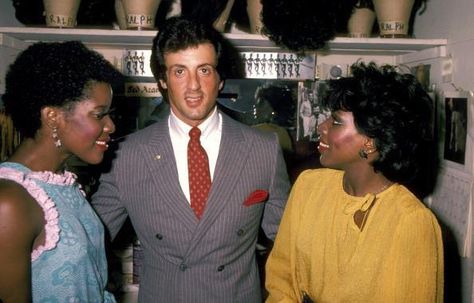 Sheryl Lee Ralph, Loretta Devine & Sylvester Stallone Sylvester Stallone And Sheryl Lee Ralph, Loretta Divine, Loretta Devine, Black Glamour, Sheryl Lee, Time Periods, Famous Personalities, Vintage Black Glamour, Sylvester Stallone