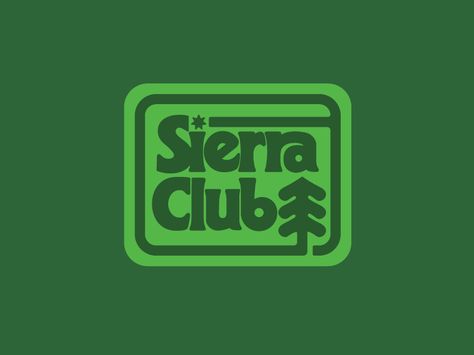 Sierra Club Outdoors Graphic Design, Chris Delorenzo, Camp Logo, Urban Logo, Adventure Branding, Logo Evolution, Outdoor Logos, Clever Logo, Trendy Logos