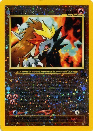 Mew Pokemon Card, Pokemon Entei, Old Pokemon Cards, Pokemon Tcg Cards, All Pokemon Cards, Old Pokemon, Cool Pokemon Cards, Pokemon Black, Black Pokemon