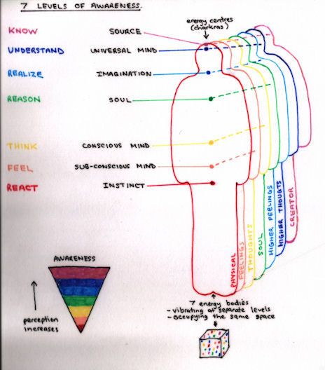 7 levels of awareness   Chakra/Aura/Quantum Physics connection Spiritual Anatomy, Le Mal A Dit, Online Psychic, Wealth Dna Code, Dna Code, Everything Is Energy, Spirit Science, Wealth Dna, Energy Medicine