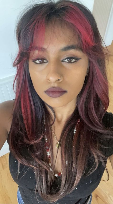 Red Hair Indian, People With Red Hair, Boosting Confidence, Natural Curly Hair Cuts, Hair Color Underneath, Red Hair Inspo, Girls With Red Hair, Funky Hairstyles, Dye My Hair