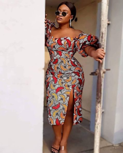 Chitenge Outfits, Ankara Dress Designs, Ankara Dress Styles, African Print Clothing, Short African Dresses, Ankara Gown Styles, Afrikaanse Mode, Short Dress Styles, Gaun Fashion