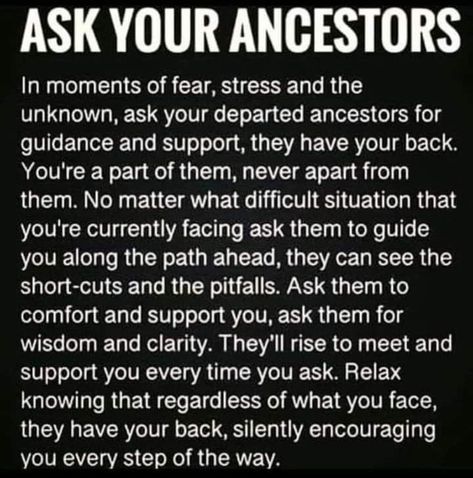 Honor Your Ancestors, Ancestors Quotes, Native American Prayers, Altered State Of Consciousness, African Spirituality, Spiritual Prayers, Energy Healing Spirituality, Magical Life, Magic Words