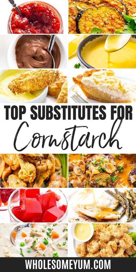 Carb Substitutions, Substitute For Cornstarch, Cornstarch Recipes, Paleo Staples, Keto Facts, Keto Substitutes, Cornstarch Substitute, Keto Basics, Baking Substitutions