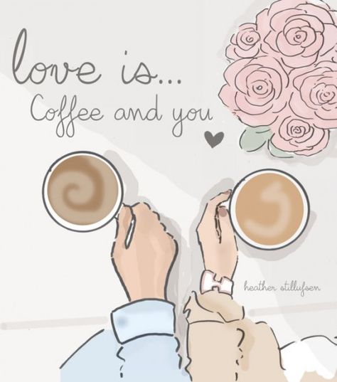 Rose Hill Designs, Heather Stillufsen Quotes, Heather Stillufsen, Cups Of Coffee, Rose Hill, 수채화 그림, Illustration Wall Art, Motivational Art, Art Beach