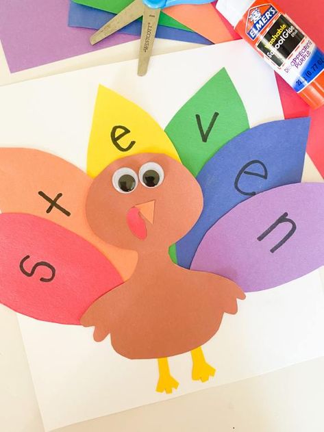 Turkey Crafts Preschool, Prek Crafts, Thanksgiving Crafts Preschool, Fall Preschool Activities, Thanksgiving Activities For Kids, Turkey Crafts, Thanksgiving Preschool, Name Crafts, Thanksgiving Crafts For Kids