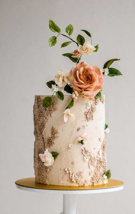 Aesthetic Wedding Cake, Up Inspired Wedding, Pretty Wedding Cakes, Individual Cakes, Fresh Flower Cake, Aesthetic Wedding, Magic Cake, Bridal Ideas, Wedding Dessert Table