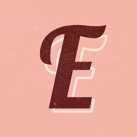 Alphabet letter E vintage handwriting cursive font psd | free image by rawpixel.com / jingpixar Alphabet Letters Images A To Z, E In Different Fonts, Font Aesthetic A-z, F Design Letter, E Alphabet Design, Abjad Lettering A-z, E Letter Images, Letter E Typography, Letter E Font