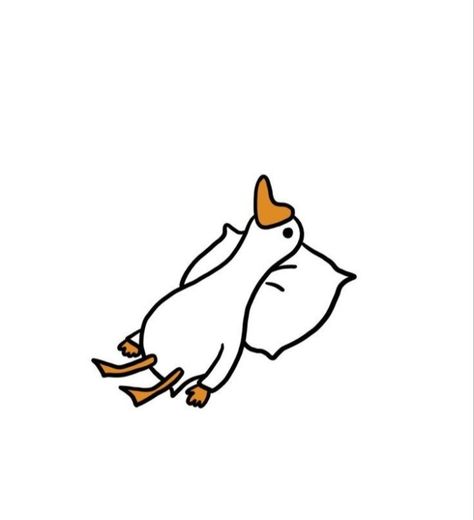 Goose Cartoon, Cartoon Gifs, Cute Easy Drawings, Tote Bag Design, Cartoon Drawings, Ducks, Book Design, Easy Drawings, Graphic Illustration