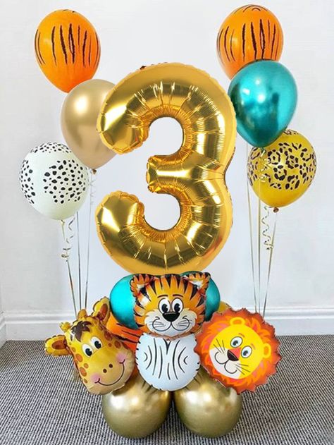 Multicolor    Aluminum  Balloons Embellished   Event & Party Supplies Balloon Animals, Event Party, Party Balloons, Birthday Balloons, Balloons, Forest, Party Supplies, Birthday, Gold