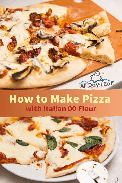 How to Make Pizza with Italian 00 Flour Part 1: Dough - all day i eat like a shark Pizza Dough With 00 Flour, Authentic Italian Pizza, Pizza Homemade, Dough Pizza, Small Pizza, Homemade Dough, Global Cuisine, Italian Pizza, How To Make Pizza