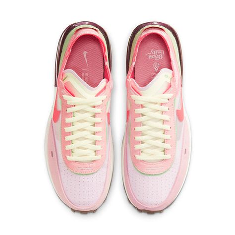 Wishlist 2022, Nike Waffle One, Nike Waffle, Nike Womens, Round Toe Heels, Stylish Sneakers, Green And Brown, Perfect Pair, Pink And Green