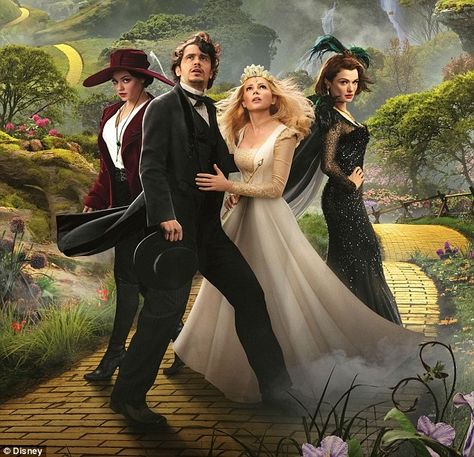 Mila Kunis, James Franco, Michelle Williams, & Rachel Weisz by Annie Leibovitz Great And Powerful Oz, The Witches Of Oz, Oz The Great And Powerful, Danny Elfman, The Dictator, Sam Raimi, Septième Art, Download Free Movies, Land Of Oz