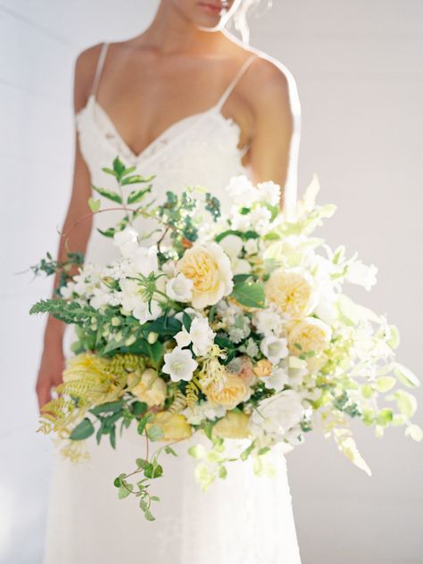 Inspiration comes in many forms, but when it's crafted in the hands of top-notch vendors, beautiful things happen. In the words of photographer Heather Payne, "This design collaboration focuses on capturing the natural beauty of the bride and groom, the unity of their Orange Wedding Bouquet, Yellow Wedding Bouquet, Peony Bouquet Wedding, Yellow Bouquets, Yellow Wedding Flowers, White Bridal Bouquet, Wedding Colors Blue, White Wedding Bouquets, White Wedding Flowers