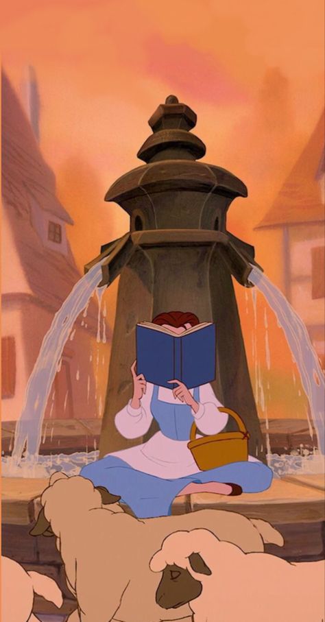 Belle wallpaper from beauty and the beast #aesthetic #wallpaper #wallpaperideas #disney #disneywallpapers #disneyanimation #phone #cute #belle #beautyandthebeast #animation Disney Universe, Beauty And The Beast Wallpaper, Image Princesse Disney, Beast Wallpaper, Disney Collage, Disney Vintage, Disney Phone Wallpaper, Cartoon Wallpaper Iphone, Wallpaper Iphone Disney