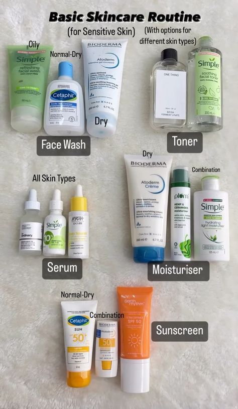 Skin Care Routine For Teens, Beginner Skin Care Routine, Skin Care Basics, Skin Care Routine Order, Face Care Routine, Simple Skincare Routine, Basic Skin Care Routine, Glow Skin, Perfect Skin Care Routine