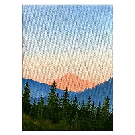 Mountain and Pine Tree Acrylic Painting | artist, Pinus, art, art of painting | Mountain and Pine Tree Acrylic Painting #art #artist #artwork #acrylic #painting #eldrawingarts #acrylicpainting #mountainpainting | By El Drawing Arts | Facebook Mountains Easy Painting, Easy Mountain Painting Simple, Mountains And Trees Painting, Painting Mountains Easy, Cottagecore Painting Easy, Mountains Painting Easy, Painted Mountains Easy, Simple Mountain Painting, Easy Mountain Painting