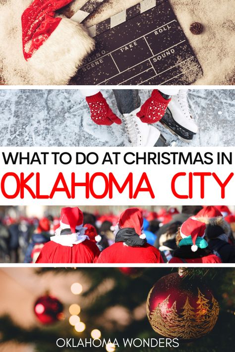 Looking for the most festive Oklahoma City Christmas activities? Here are the best things to do in Oklahoma City at Christmas! okc chirstmas | okc christmastime | oklahoma christmas | christmas in oklahoma | christmas in oklahoma city | christmas in okc | things to do in oklahoma city in winter | things to do in oklahoma in winter | where to go in OKC in december | oklahoma city in december | oklahoma city in january | okc in january | oklahoma winter tips | oklahoma in winter | okc in winter Oklahoma In December, Christmas In Oklahoma, Bricktown Oklahoma City, Oklahoma City Things To Do, Things To Do In Oklahoma, City In Winter, Oklahoma Travel, Winter Tips, Christmas Getaways