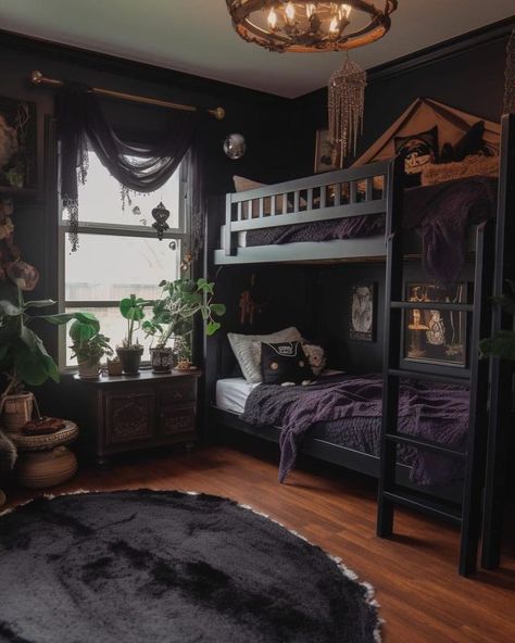 Gothic Dorm Room Aesthetic, Bedroom 2023, Gothic Decor Bedroom, Gothic Room, Home Decor Aesthetic, Supper Ideas, Dark Home Decor, Aesthetic Home Decor, Wallpaper Home Decor