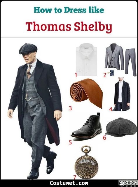 Thomas Shelby (Peaky Blinders) Costume for Cosplay & Halloween 2020 Peaky Blinders Costume Man, Thomas Shelby Halloween Costume, Peaky Blinders Outfits Men, Peaky Blinder Halloween Costume, Tommy Shelby Costume, Peaky Blinders Outfit Ideas, Peaky Blinders Party Theme, Disfraz Peaky Blinders, Tommy Shelby Outfit