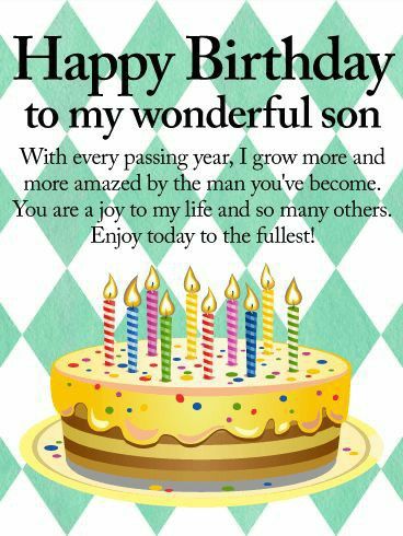 Happy Birthday To My Amazing Son, Happy Birthday To My Wonderful Son, Happy Birthday Son Wishes Gif, Happy 35th Birthday Son, Happy 29th Birthday Son, Happy Birthday To My Son Quotes, Happy Birthday Adult Son, Happy Birthday Son From Parents, Birthday Wishes Son Boys