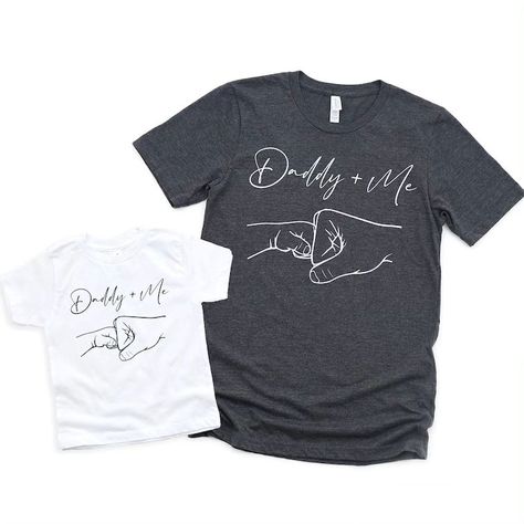 Daddy and Me Fist Bump Matching Shirt, Daddy And Me Shirts, Matching Dad and Kids Shirts, New Dad Tee, Fathers Day Tee, Father Birthday Gift 👉Click to buy from Etsy Shop :🛒 http://www.EpicFashionUs.etsy.com/listing/1730515577/daddy-and-me-fist-bump-matching-shirt 📌Store Link in Bio Welcome to EpicFashionUS! Its great to see you here! We prioritize one thing here and that is quality and customer satisfaction. Our Tshirts are: -Made from 4.2-ounce cotton -All solid colors are 100% cotton ... Father Birthday, Fist Bump, Shirt Store, New Dads, Matching Shirts, Bump, Kids Shirts, Customer Satisfaction, See You