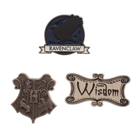 PRICES MAY VARY. Pin Set. Size (Approx.): ~1" Tall. Licensed Products. Harry Potter Pins, Ravenclaw Crest, Harry Potter Set, Harry Potter Pin, Harry Potter Style, Harry Potter Ravenclaw, Harry Potter Hufflepuff, Hogwarts Crest, Nerdy Gifts