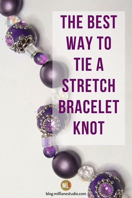 Use statement beads to build a simple but stunning stretch bracelet Stretch Bracelet Knot, Stretch Bracelets Diy, Stretch Beaded Bracelets Diy, Bracelet Knot, Bracelets Summer, Making Jewelry For Beginners, Handcrafted Beaded Jewelry, Jewelry Pakistani, Jewelry Knots